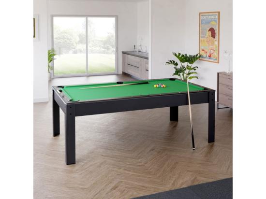 Vente Unique Billard Américain HARMONY 6Ft - 206 5 X 116 5 X 80 Cm Avec Accessoires - Couleur Noir