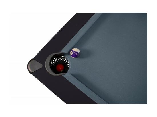Vente Unique Billard Américain HARMONY 6Ft - 206 5 X 116 5 X 80 Cm Avec Accessoires Et Plateau Dînatoire - Couleur Noir