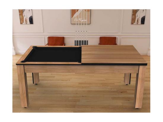 Vente Unique Billard Convertible Table 8 Personnes Arizona + Pack D'accessoires