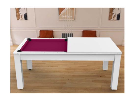 Vente Unique Billard Convertible Table 8 Personnes Arizona + Pack D'accessoires