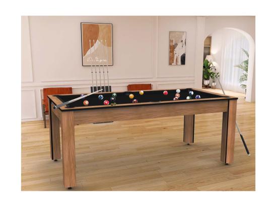 vente unique Billard convertible table 8 personnes Arizona + pack d'accessoires