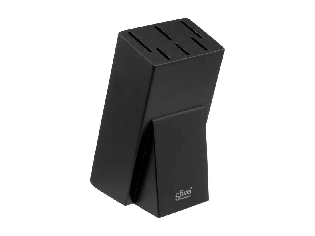 Vente Unique Bloc 6 Couteaux Design "Caractère" 34cm Noir