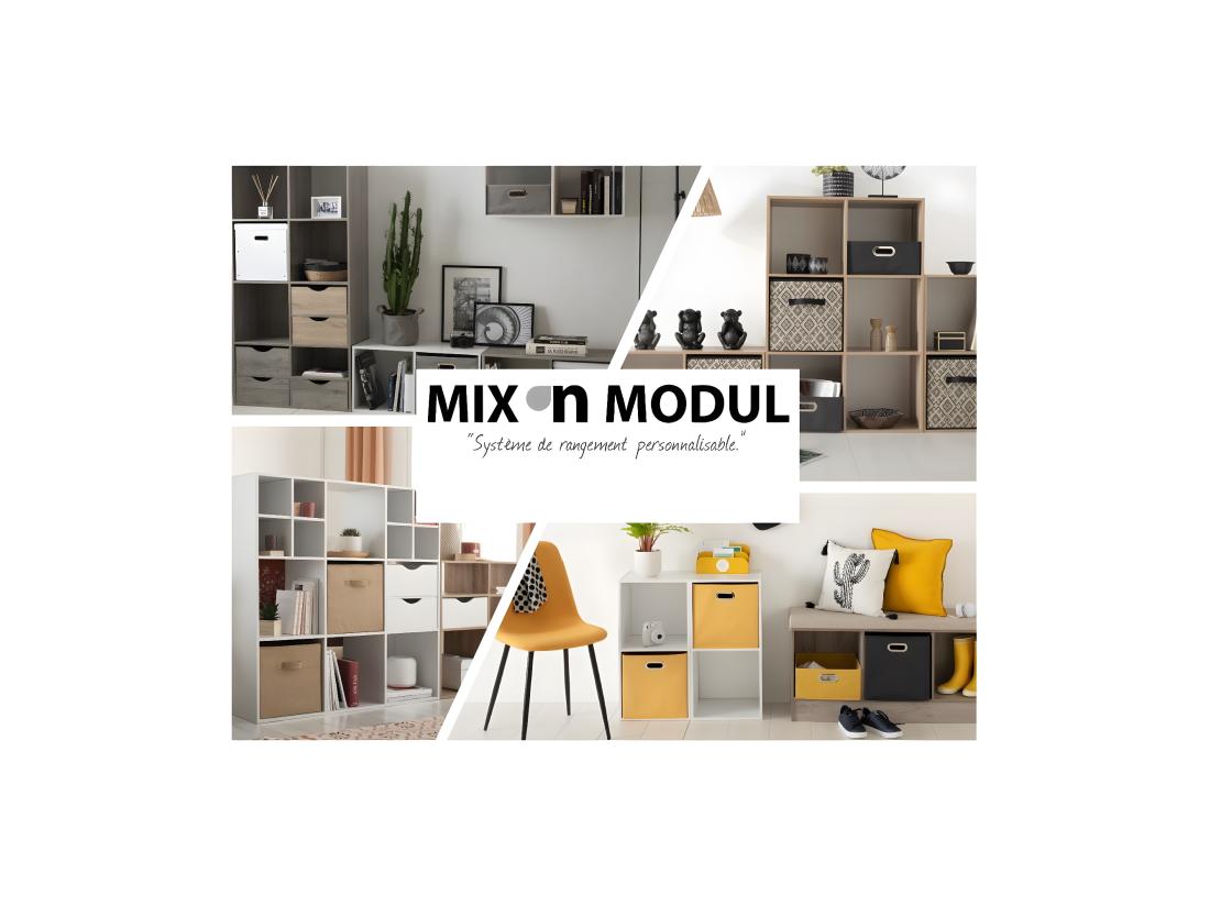 vente unique Boîte de Rangement en Velours Beige Lin 31 x 31 x 31 cm