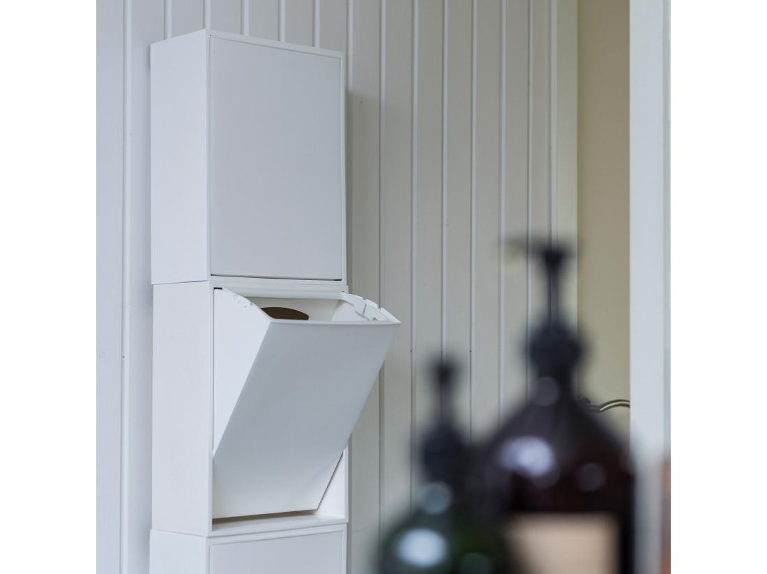 Vente Unique Boîte De Recyclage En Plastique Recyclé Vert H40x15x30
