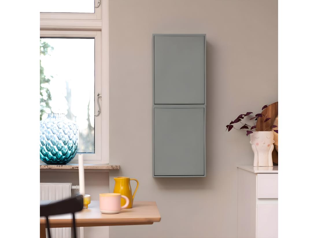 vente unique Boîte de recyclage en plastique recyclé vert H40x15x30