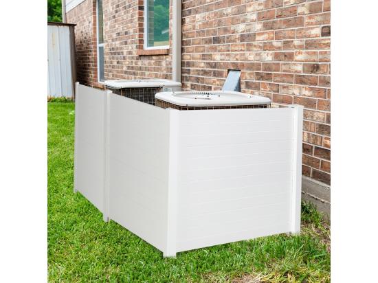 Vente Unique Brise-Vue Pour Balcon Couverture Écran Jardin Clôture Décorative Extensible Et Autoportante 2 Panneaux Pour Jardin Et Terrasse