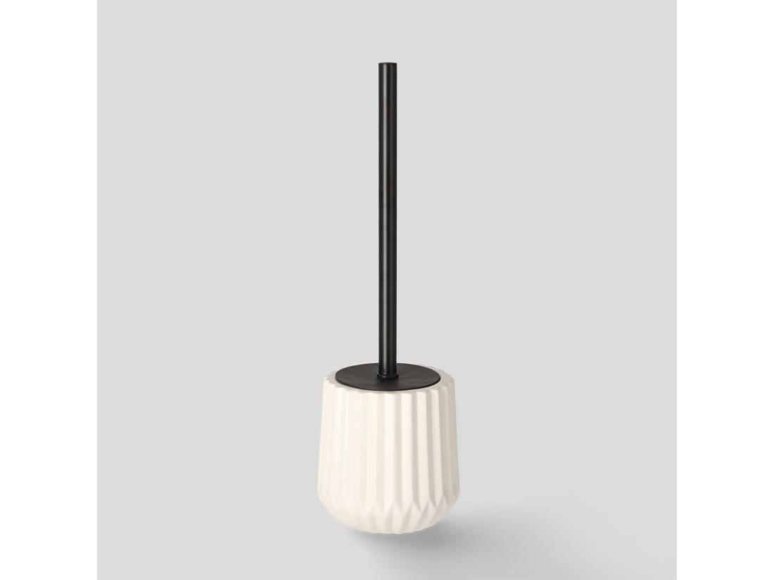 Vente Unique Brosse De Toilette Prism Blanc Brillant 39 X 11