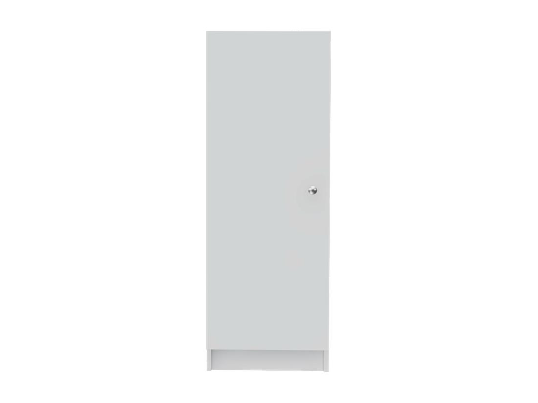 vente unique Buffet Belleria style minimaliste avec 4 étagères et design compact 120.39 cm X 42.92 cm X 31.24 cm Blanc