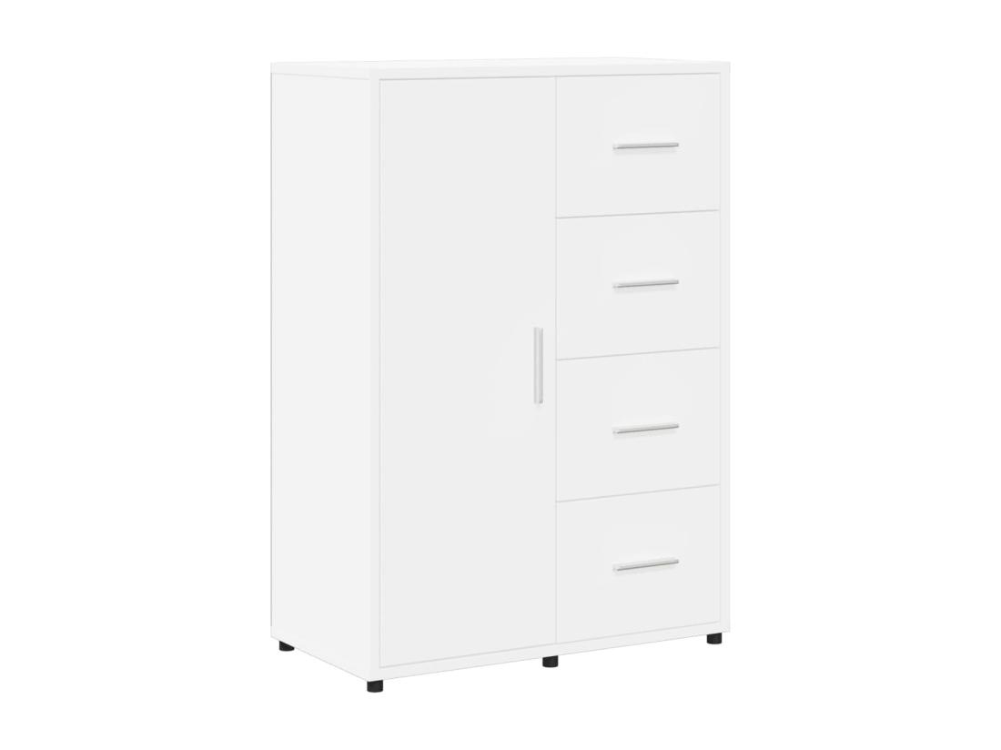 Vente Unique Buffet Blanc 60x31x84 Cm Bois D'ingénierie