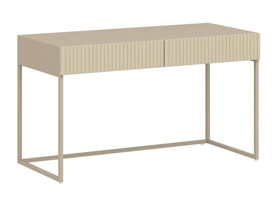 Vente Unique Bureau Avec 2 Tiroirs - Beige - CALDRIN De Pascal Morabito