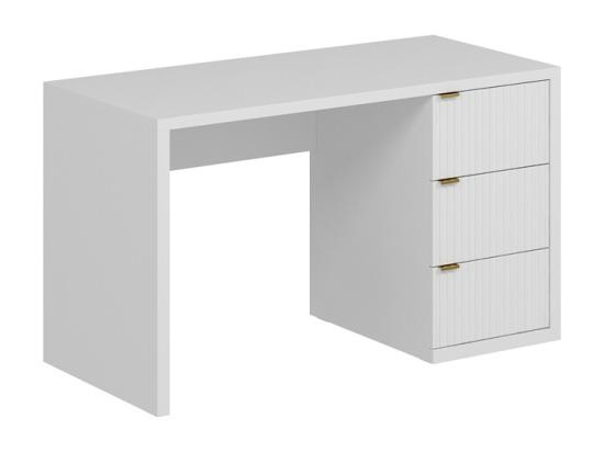 Vente Unique Bureau Avec 3 Tiroirs - Blanc - MABELI De Pascal Morabito