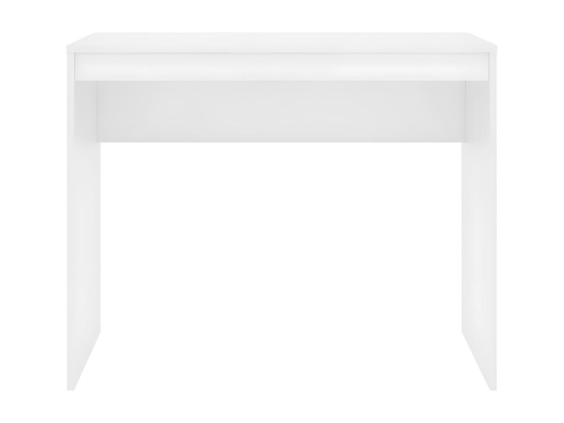 Vente Unique Bureau Blanc 90x40x72 Cm Bois D'ingénierie