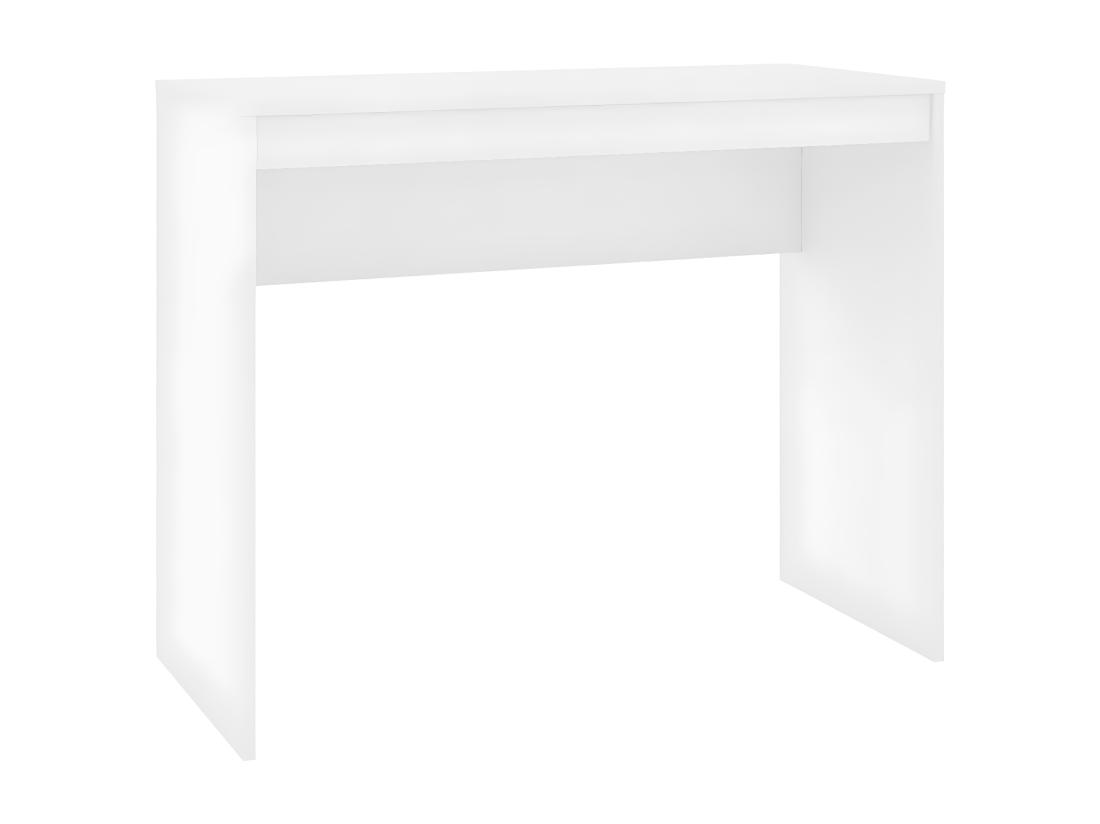 Vente Unique Bureau Blanc 90x40x72 Cm Bois D'ingénierie
