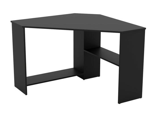 vente unique Bureau d'angle design collection KARO coloris noir