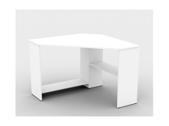 Vente Unique Bureau D'angle KARO Coloris Blanc 80 X 73 X 80 Cm