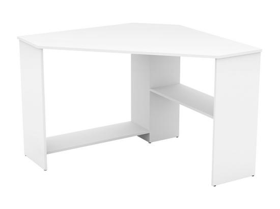 vente unique Bureau d'angle KARO coloris blanc 80 x 73 x 80 cm