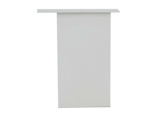 Vente Unique Bureau Droit PRAGUE – 3 Tiroirs – Coloris Blanc – Design Moderne Et Fonctionnel