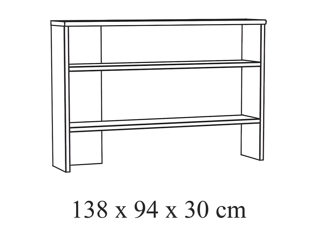 Vente Unique Bureau Enfant Robuste 3 Tiroirs Collection DANY Coloris Chêne Clair