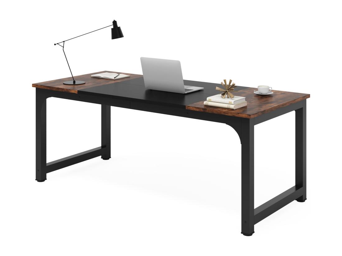vente unique Bureau pour Ordinateur Portable Table Bureau d’étude pour Le télétravail Poste de Travail pour Bureau 180 x 80 x 75 cm
