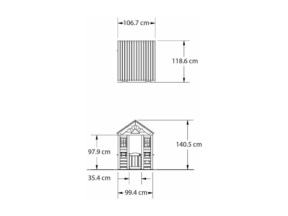 Vente Unique Cabane En Bois Pour Enfants Timberlake