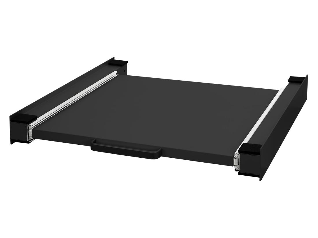 Vente Unique Cadre Intermédiaire Universel Lave-linge Cadre Liaison Extensible Noir ML-Design