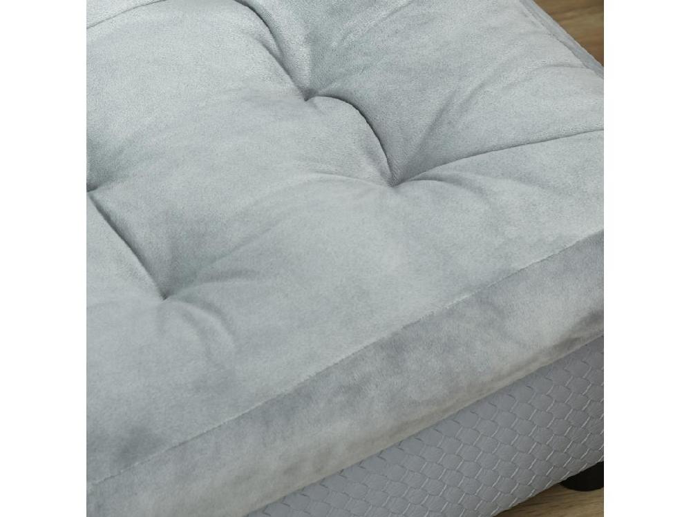Vente Unique Canapé Chien Chat Sur Pied Avec Coffre De Rangement Style Moderne Coussin D'assise Amovible Grand Confort 76 X 45 X 41 5 Cm Bleu