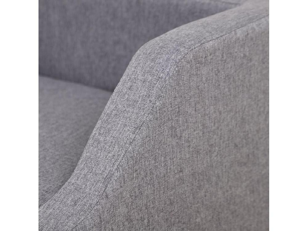 Vente Unique Canapé Chien Lit Pour Chien Design Scandinave Déhoussable Dim. 75L X 55l X 39H Cm Pieds Bois Tissu Polyester Gris