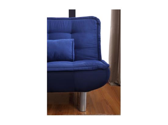 Vente Unique Canapé Convertible Clic-clac MISHAN En Tissu - Bleu