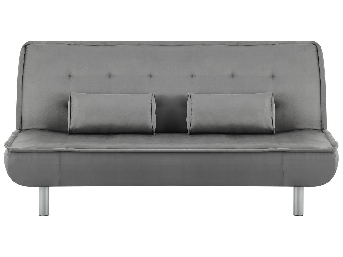 Vente Unique Canapé Convertible Clic-clac MISHAN En Tissu - Gris
