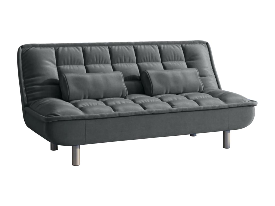 Vente Unique Canapé Convertible Clic-clac MISHAN En Tissu - Gris
