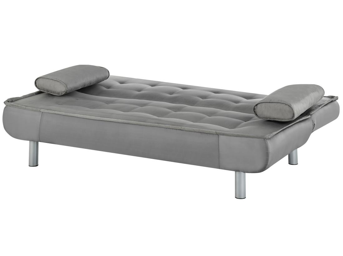 Vente Unique Canapé Convertible Clic-clac MISHAN En Tissu - Gris