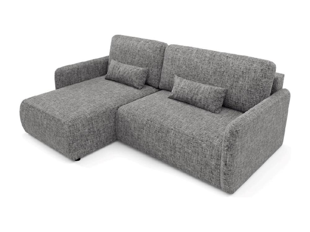 Vente Unique Canapé D'angle Convertible LIVELLO L Gris