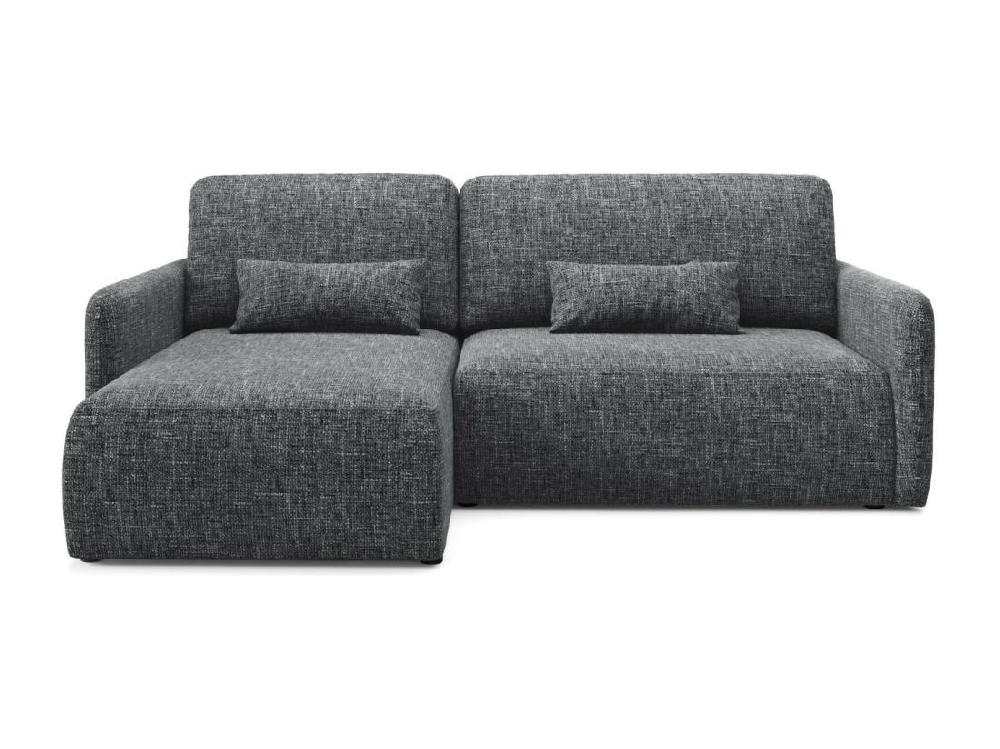 Vente Unique Canapé D'angle Convertible LIVELLO L Noir