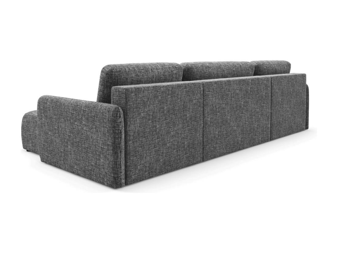 Vente Unique Canapé D'angle Convertible LIVELLO U Noir