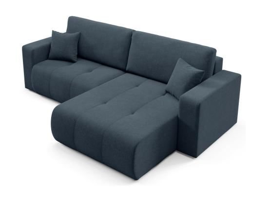 Vente Unique Canapé D'angle Convertible MOLINIO L Bleu