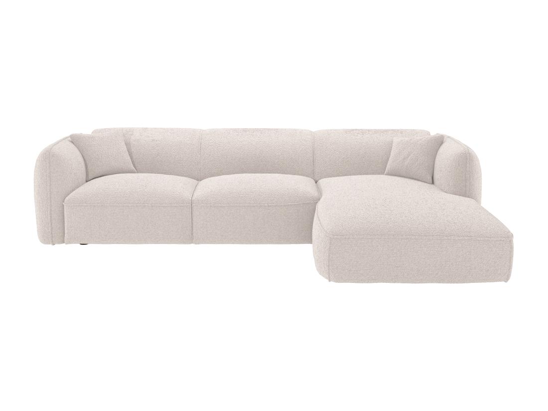 Vente Unique Canapé D'angle Droit En Tissu Beige CAMILIO De Maison Céphy