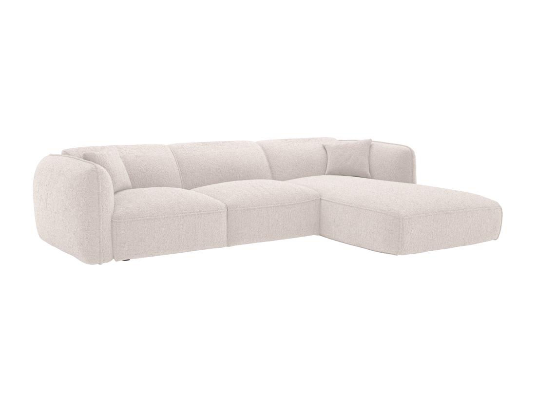 Vente Unique Canapé D'angle Droit En Tissu Beige CAMILIO De Maison Céphy