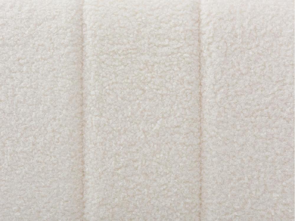 Vente Unique Canapé Pour Animaux En Tissu Bouclette - Blanc Crème - L. 98 X P. 62 X H. 33 Cm - PARUIMA