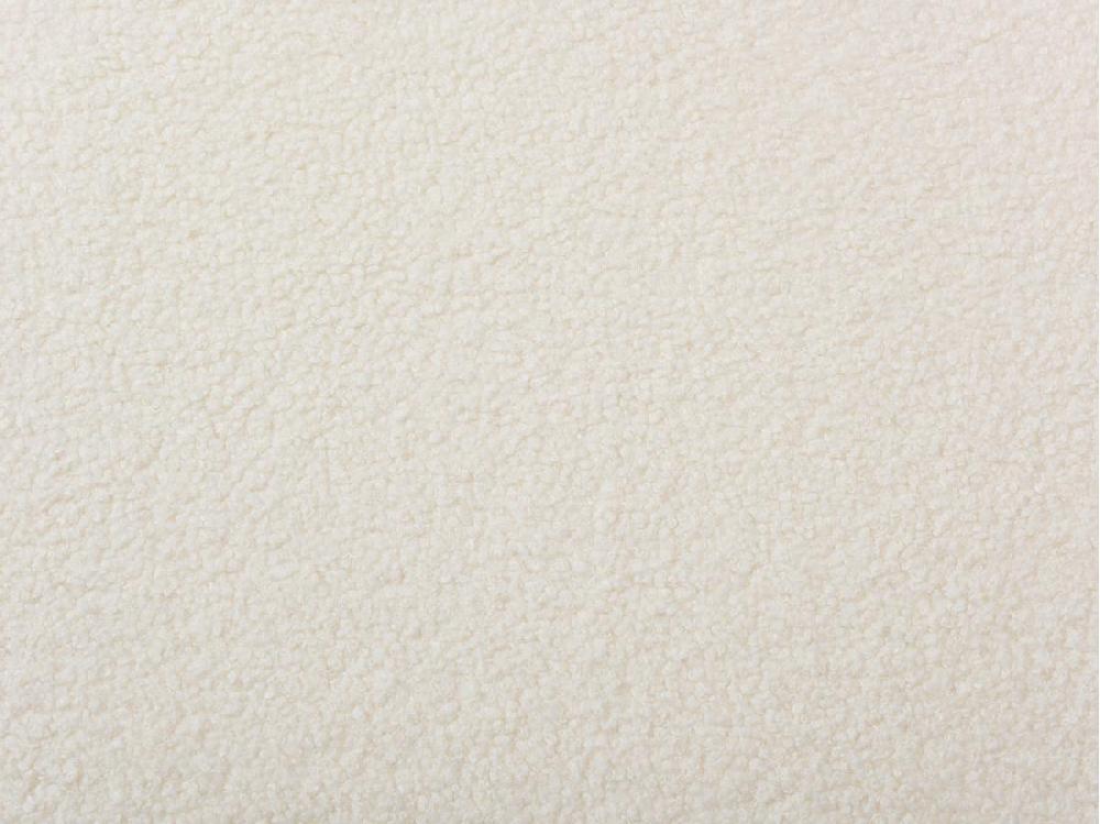 Vente Unique Canapé Pour Animaux En Tissu Bouclette Et Piètement Métal - L.99 X P. 61 Cm - Blanc Crème - ZOLIA