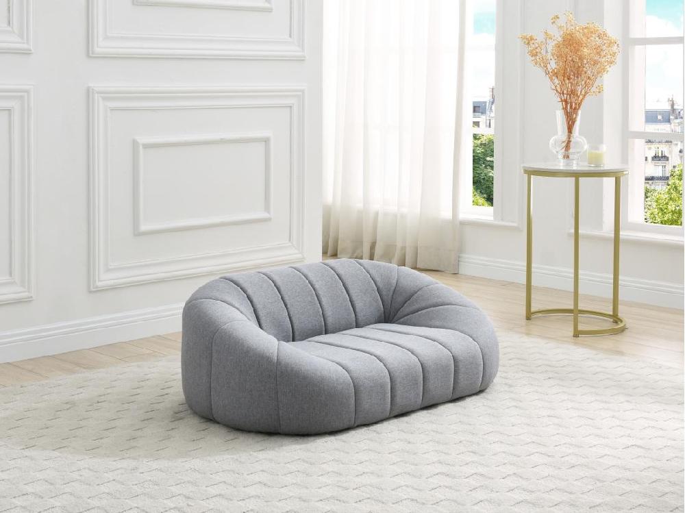 Vente Unique Canapé Pour Animaux En Tissu Gris Chiné - L. 98 X P. 62 X H. 33 Cm - PARUIMA