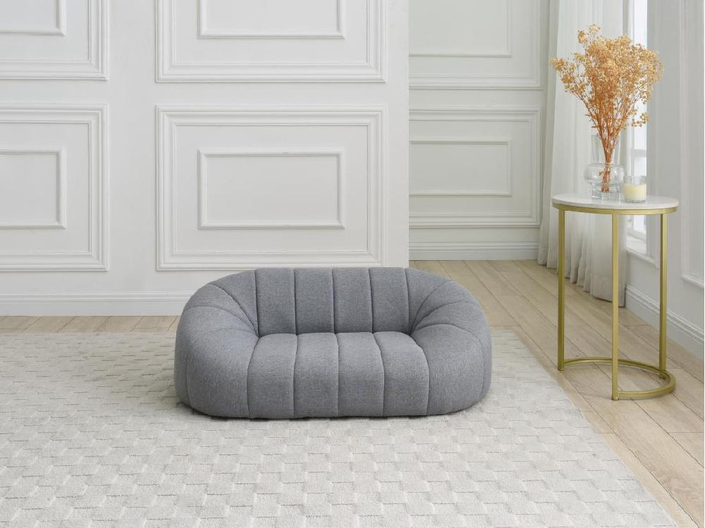 vente unique Canapé pour animaux en tissu gris chiné - L. 98 x P. 62 x H. 33 cm - PARUIMA