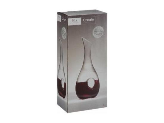 Vente Unique Carafe Design En Verre "Goutte" 1L Transparent