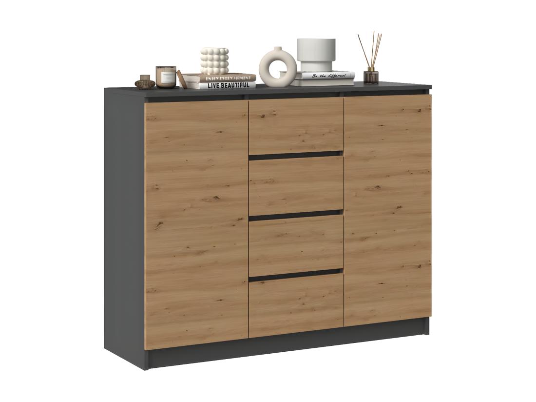 Vente Unique CARISE - Fauteuil De Bureau Ergonomique - Hauteur Ajustable - Avec Accoudoirs - Chaise De Bureau Pivotante