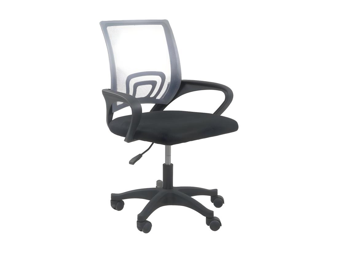 vente unique CARISE - Fauteuil de bureau ergonomique - Hauteur ajustable - Avec accoudoirs - Chaise de bureau pivotante