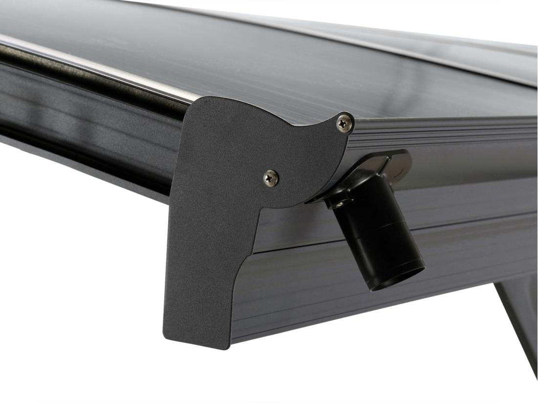 Vente Unique Carport Pergola Simple Autoportant En Aluminium - 1 Voiture - 15 15 M² - Gris Anthracite - BARESA