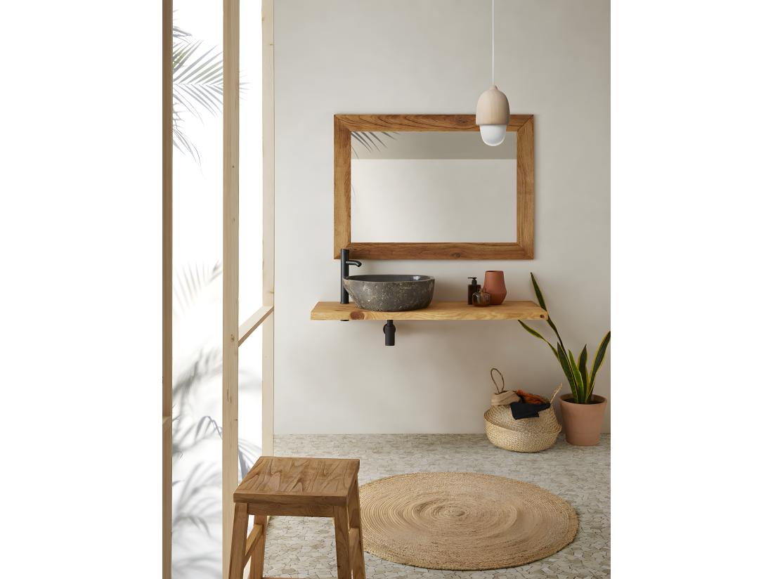 Vente Unique Carrelage De Mosaïque (Boite De 1m²) Plaque Mosaïque Mur Et Sol En Marbre Naturel Coloris marron - 30 X 30 Cm