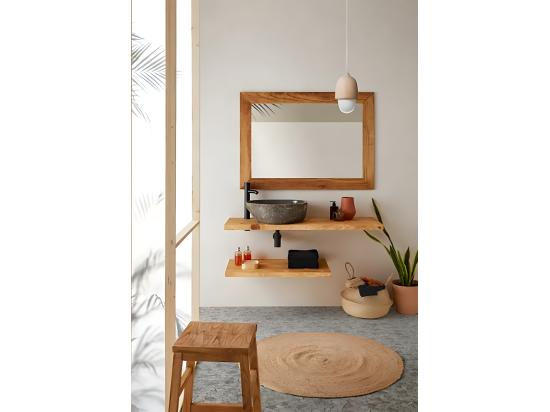 Vente Unique Carrelage De Mosaïque (Boite De 1m²)/ Plaque Mosaïque Mur Et Sol En Marbre Naturel Coloris gris - 30 X 30 Cm