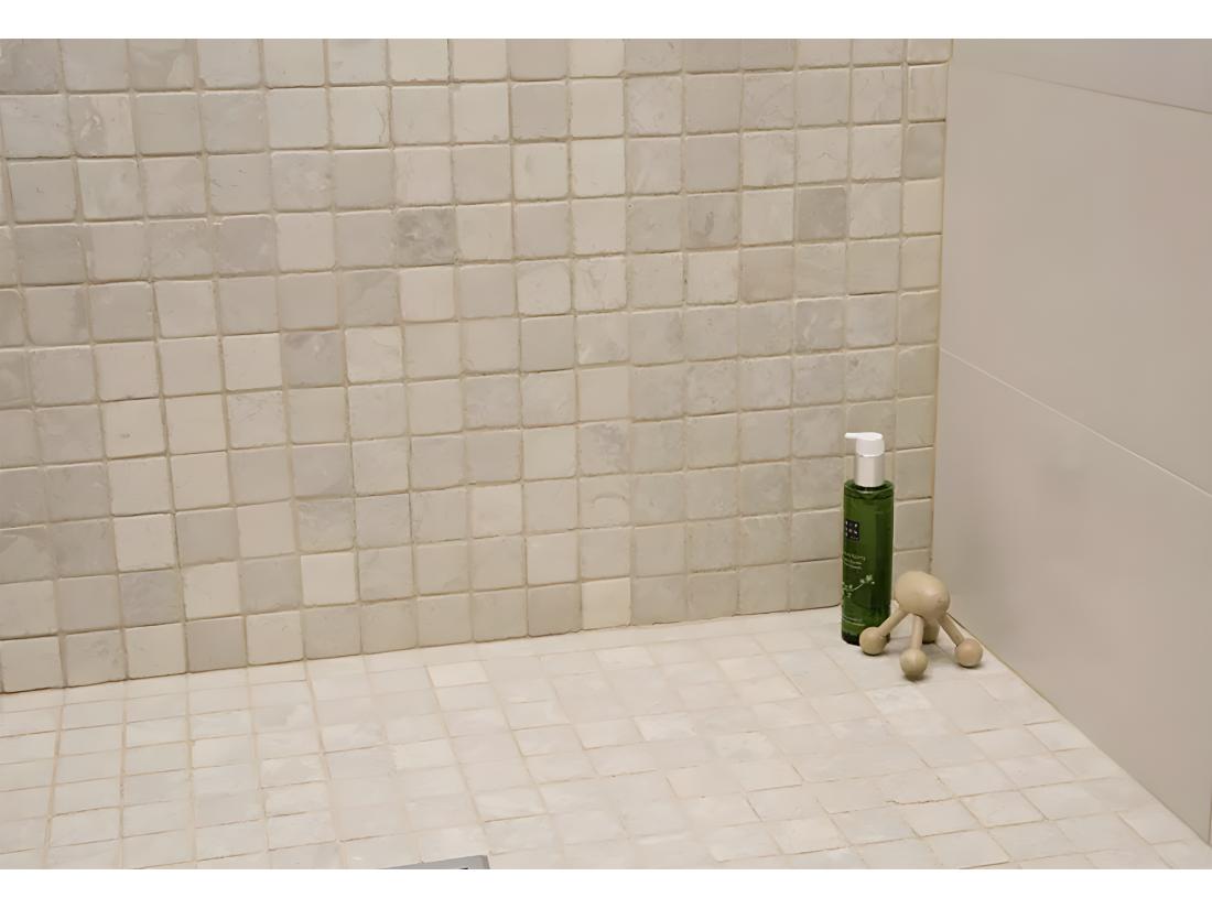 vente unique Carrelage de mosaïque (Boite de 1m²) Plaque mosaïque mur et sol en marbre naturel coloris blanc - 30 x 30 cm