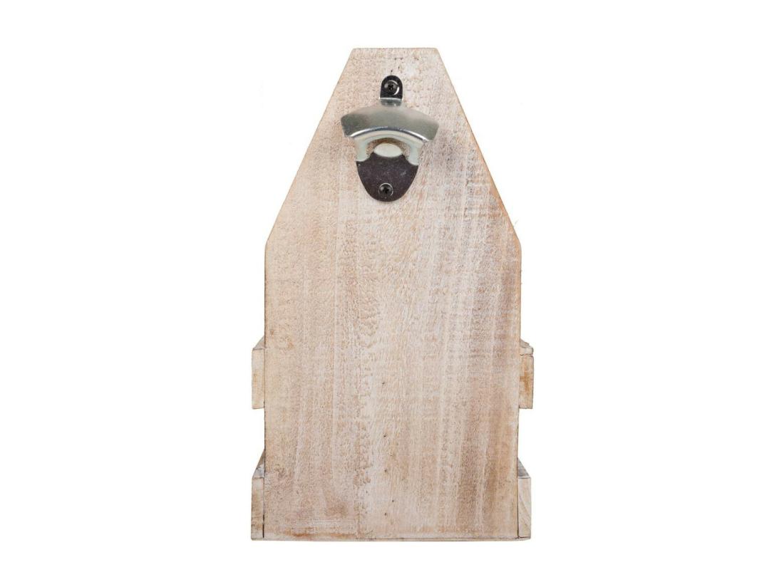 Vente Unique Casier à Bouteilles En Bois Marron 27x19x33h