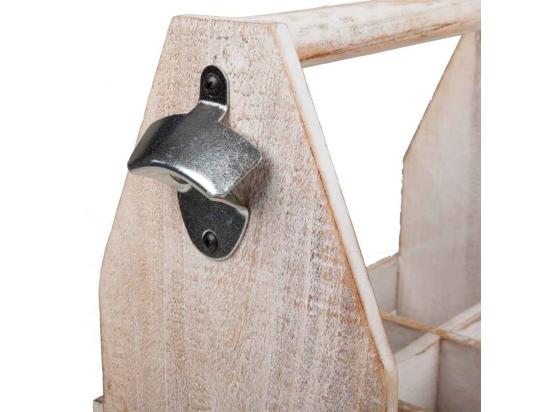 Vente Unique Casier à Bouteilles En Bois Marron 27x19x33h
